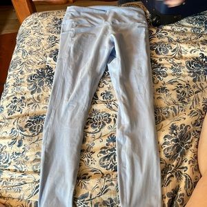 Light blue leggings